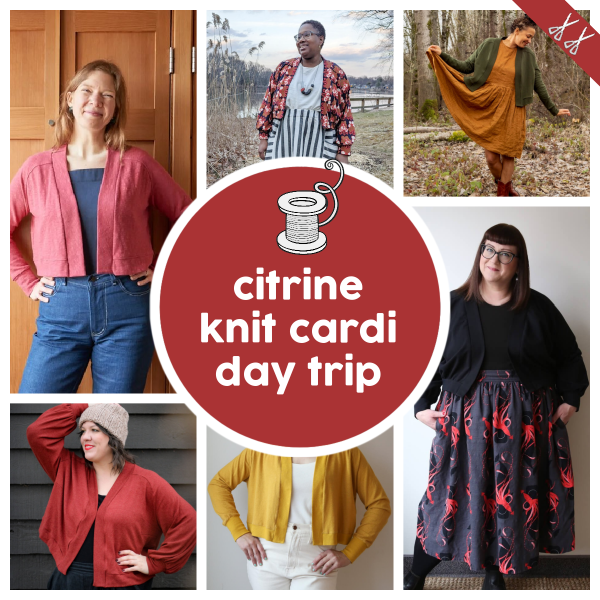 Adults Day Trip -  Overlocker Knit Cardi